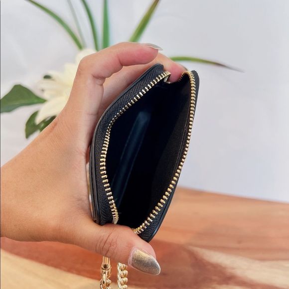 NWT Coach Zip Card Case In Blocked Signature Canvas - Picture 4 of 7